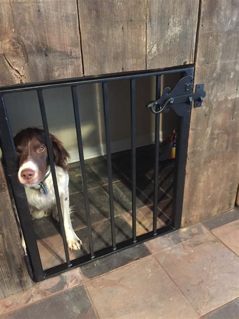 Custom Wrought Iron Dog Gate For Camp Along Alleghany River