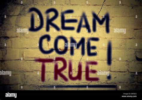 dream  true concept stock photo alamy
