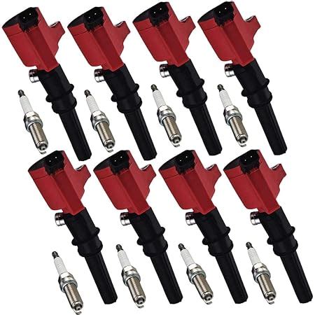 Amazon ENA Set Of 8 Round Ignition Coil Pack With 8 Platinum Spark