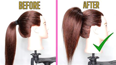 Come Fare Una Coda Alta PERFETTA In 1 Minuto NEW Viral High Ponytail