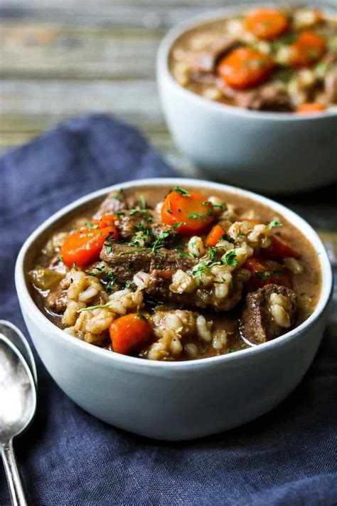 Delicious Instant Pot Beef And Barley Stew Moms Dinner