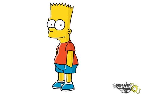 How To Draw Bart Simpson - DrawingNow