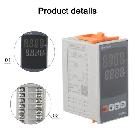 INTELLIGENT THERMOSTAT TC4A 14RV Temperatur PID Regler Relais SSR