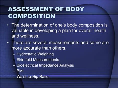 Ppt Body Composition Powerpoint Presentation Free Download Id488192