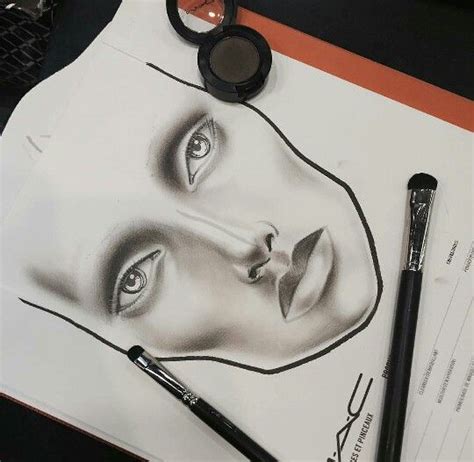 Facecharts Face Chart Makeup Face Charts Makeup Charts