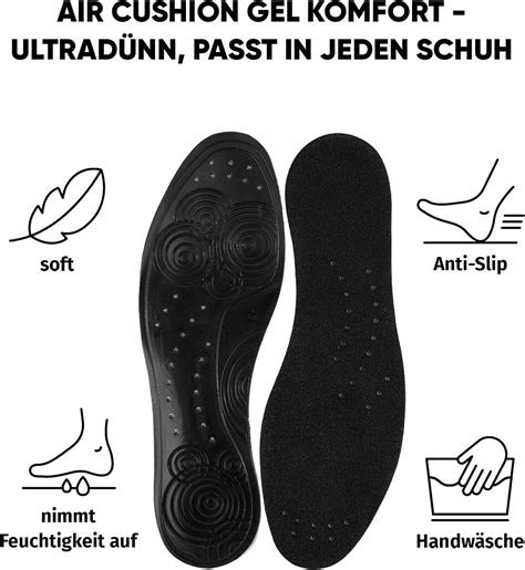 Bama Comfort Ultrad Nne Gel Sohlen Schuh Einlegesohlen Mehr Komfort