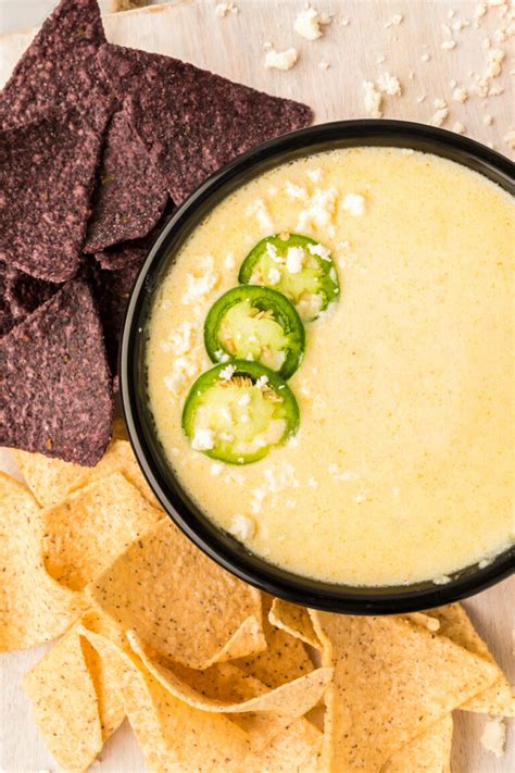 5 Ingredient White Queso Dip Queso Blanco Easy Recipe