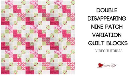 Double Disappearing Nine Patch Variation Quilt Block Sewn Up