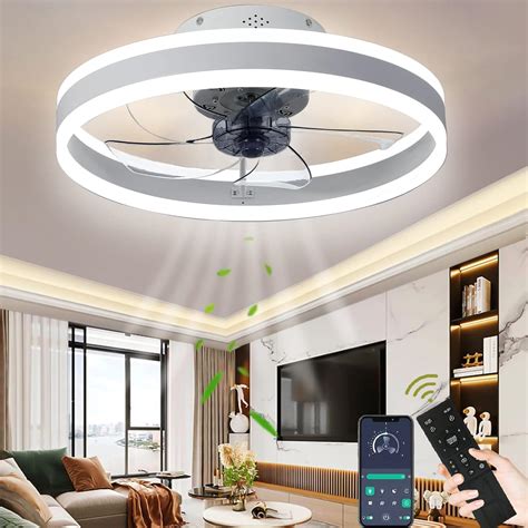 Wildcat Ceiling Fans with Lights, LED Ceiling Light with Fan, 3 Color