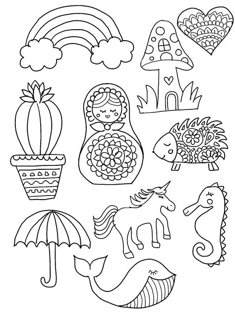 Shrinky Dinks Printable Templates