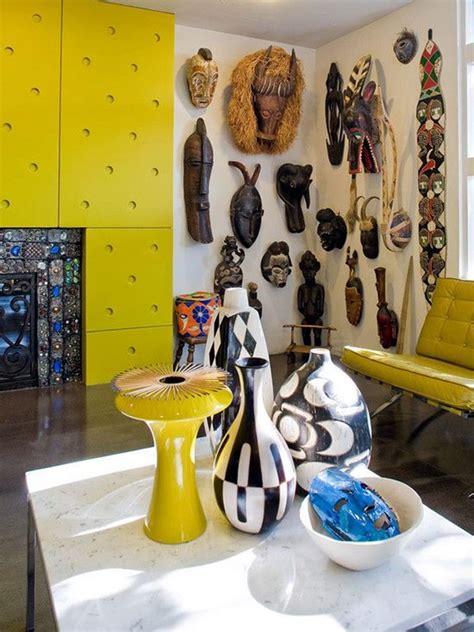 African Masks Wall Decoration Ideas