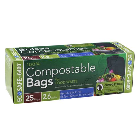 Ecosafe Compostable Food Waste Trash Bags - Shop Trash Bags at H-E-B