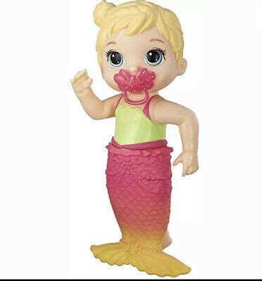 Baby Alive Lil Splashes Mermaid Blonde Hair Doll New EBay Baby