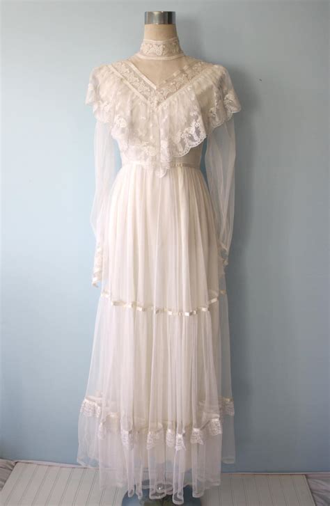 20 OFF SALE 1970s Gunne Sax Wedding Dress Vintage Etsy