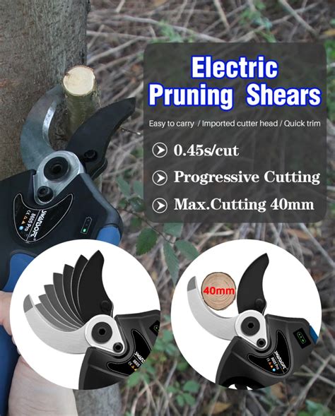 Swansoft 8605PRO 40mm Cordless Battery Powered Pruning Shear Swansoft