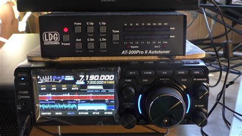 Yaesu FT 710 External ATU LDG AT 200Proii Z 11PRO II YouTube