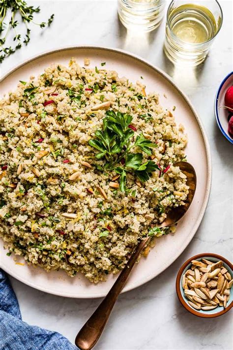 Herbed Lemon Quinoa Recipe A Light Yet Flavorful Seasoned Quinoa Side