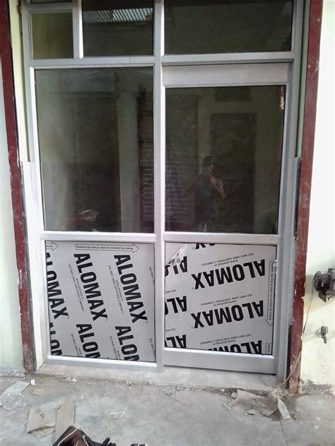 Hinged Aluminium Glass Door For Office Thickness Mm At Rs Sq