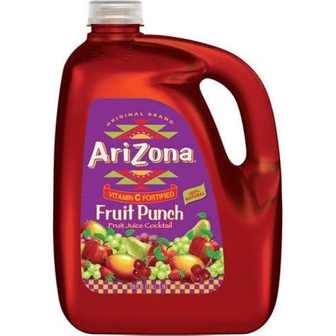 AriZona Fruit Punch Juice Cocktail 128 Fl Oz Walmart Walmart