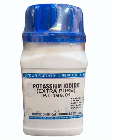 Potassium Iodide Powder 99 500gm Bottle At Rs 3850 Kg In Hapur Id 2854026286355