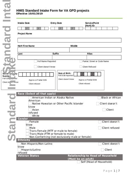 Pdffiller Com419033746 HMIS StandardGet The Free HMIS Standard