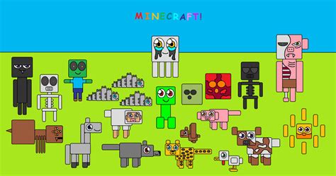 Minecraft All Characters by WeAreTheBestEver on DeviantArt