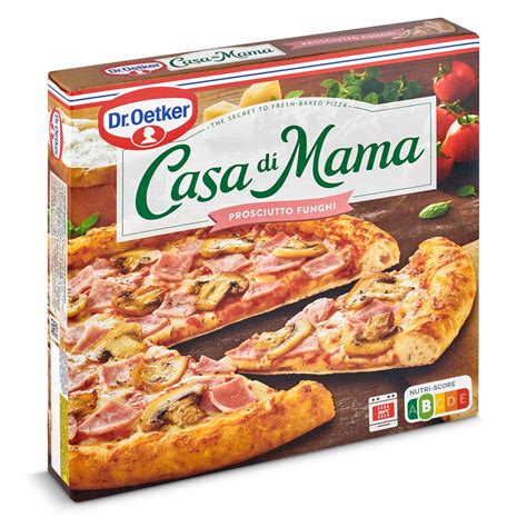 Pizza Prosciutto Y Funghi Dr Oetker Casa Di Mama Caja 380 G