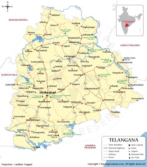 High Resolution Map Of Telangana HD 53 OFF