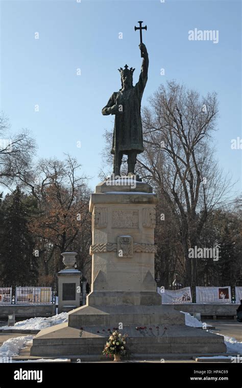 Monument Stefan Cel Mare In Chisinau Moldova Stock Photo Alamy