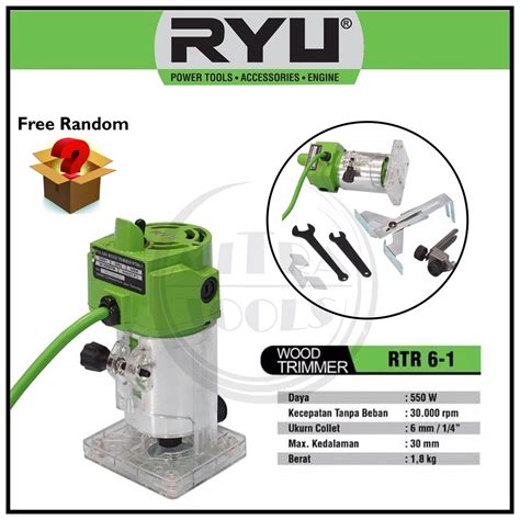 Jual RYU RTR 61 Mesin Router Profil Wood Trimer Mesin Profil Kayu