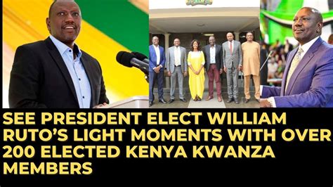 Watch Rutos Light Moments With Over Kenya Kwanza Elected Leaders