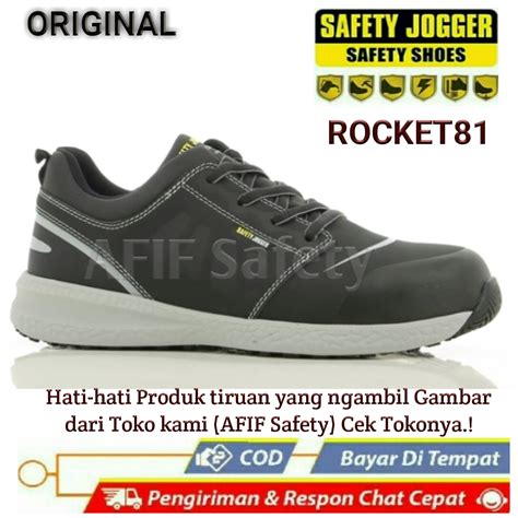 Sepatu Safety Jogger Rocket 81 S3 Roket Joger Rocket Safety Boots