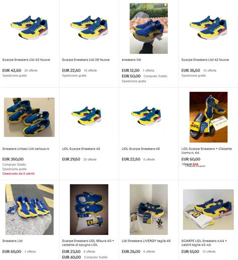 Scarpe Lidl quanto costano e perché in Italia stanno andando a ruba