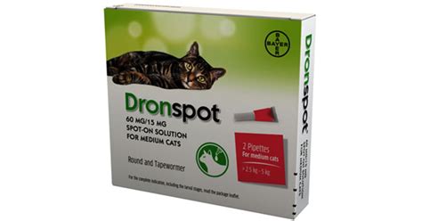 Drontal Dronspot Spot On Solution For Medium Cats Pack Of 2