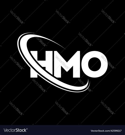 Hmo Logo Letter Design Royalty Free Vector Image