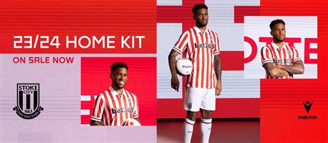 Nova Camisa Titular Do Stoke City Macron Mdf