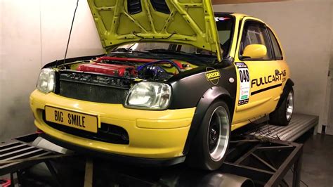 Nissan Micra K11 SR20DE Dyno YouTube