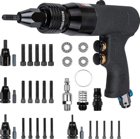 Amazon Clatoon Pneumatic Rivet Nut Gun With 10 24 1 4 5 16 3