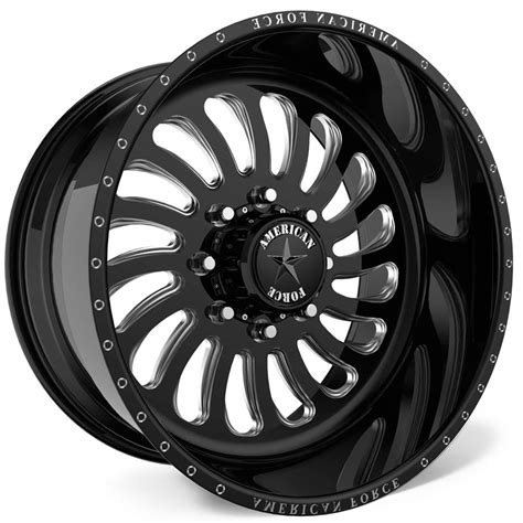 26x16 American Force G42 Flex SS6 Black REV Wheels And Rims