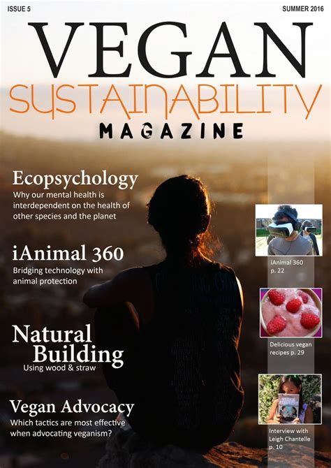 Vegan Sustainability Magazine Summer 2016 By Vegan Sustainability