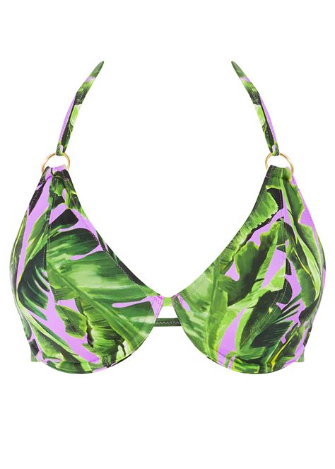 Freya Swim Jungle Oasis Bikini Verdel Halterneck D H Kupa M Nstrad