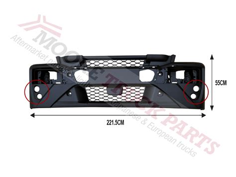 Front Bumper Bar With Fog Flasher Holes High Bar Eurocargo