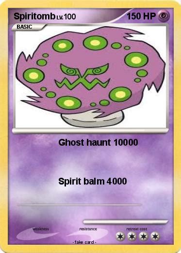 Pokémon Spiritomb 92 92 - Ghost haunt 10000 - My Pokemon Card