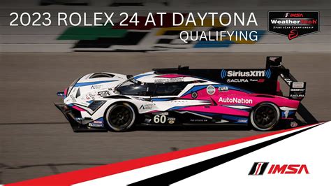 Rolex At Daytona Qualifying Weathertech Sportscar