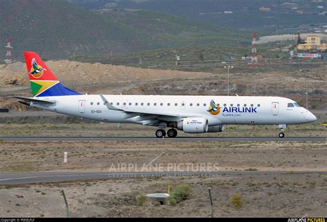 Airlink Airways South Africa Embraer Erj 190 190 100 Photo By