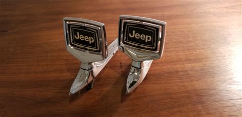 New Old Stock Nos Jeep Grand Wagoneer Hood Ornaments Wagonmaster