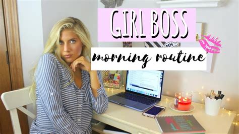 Morning Routine Of A Girl Boss Tips For A More Productive Morning Youtube