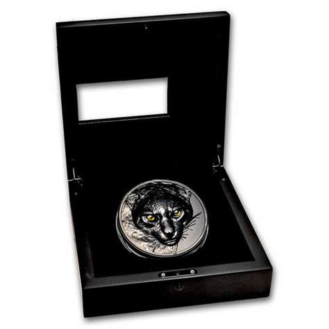 2025 Palau 1 kilo Silver Hunters by Night: Ocelot