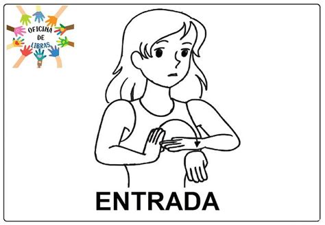 Plaquinhas Sinalizadas Para Sala De Aula In Sign Language Libra