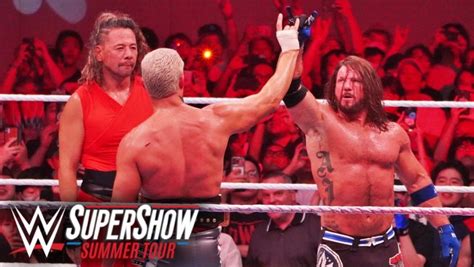 Resultados Wwe Supershow Tokyo Julio 27 2024 Mundo Lucha